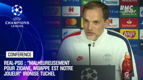 Real Madrid-PSG : "Malheureusement pour Zidane, Mbappé est notre joueur" ironise Tuchel