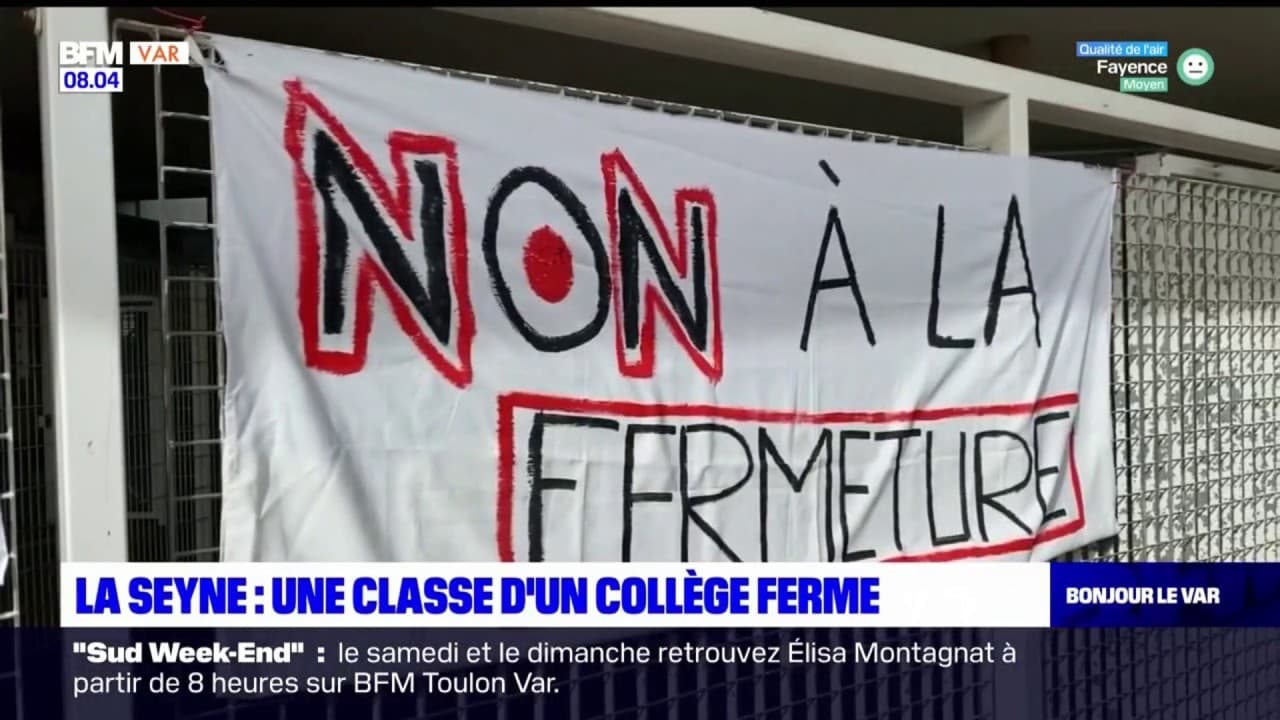 La Seyne-sur-Mer: une classe d'un collège ferme, les enseignants et