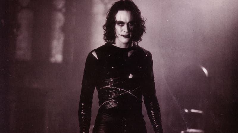 Brandon Lee dans "The Crow"