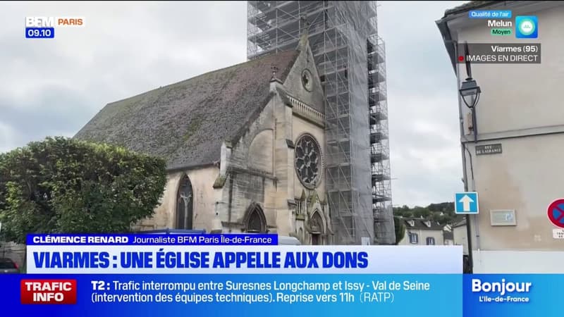 La ville de Viarmes organise une collecte de fonds pour restaurer son église incendiée