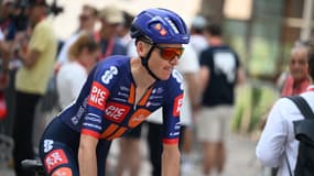 Romain Bardet lors du Critérium du Dauphiné en juin 2025.