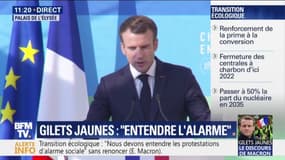 "L'écologie, un sujet de bobo?" Macron promet de "tout mettre en oeuvre" pour une écologie "populaire"