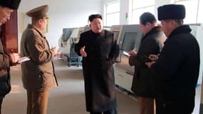 Kim Jong-Un, le 8 février 2015, à Pyongyang. 