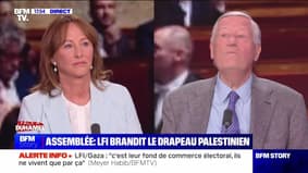 Face à Duhamel: Ségolène Royal - LFI brandit le drapeau palestinien à l'Assemblée nationale - 28/05