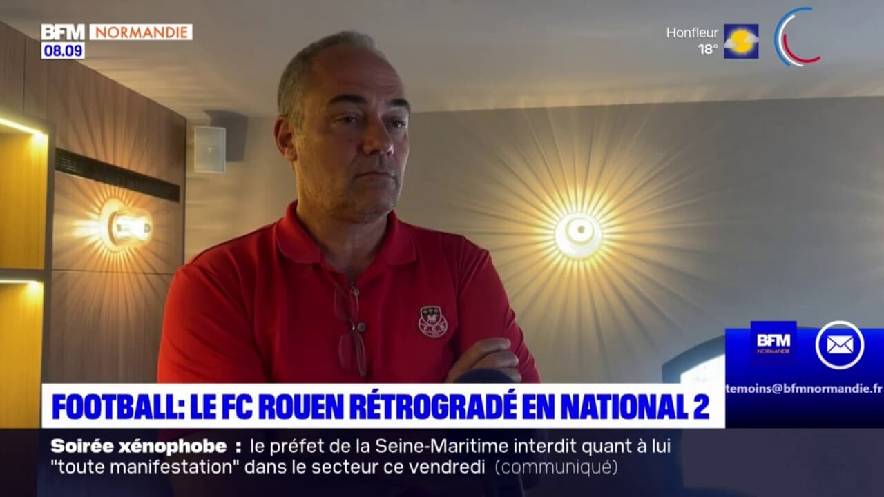 Football: le FC Rouen rétrogradé en National 2 par la DNCG, son ...