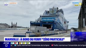 Marseille: à bord du ferry "zéro particule"