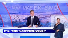Attal: "Notre cap, c'est Noël ensemble" - 11/12