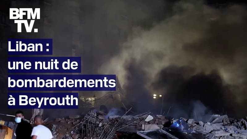 Liban: une nuit de bombardements à Beyrouth