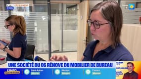 Alpes-Maritimes: une société rénove du mobilier de bureau