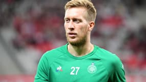 Robert Beric avec l'AS Saint-Étienne, 28 août 2019