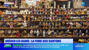 Gréoux-les-Bains: la foire aux Santons