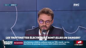 Les trottinettes électriques sont-elles un danger pour les citoyens? Ça fait débat sur RMC