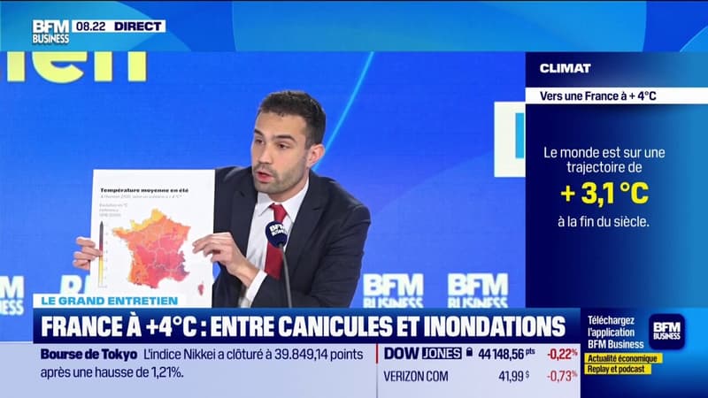 France à +4°C : entre canicules et inondations