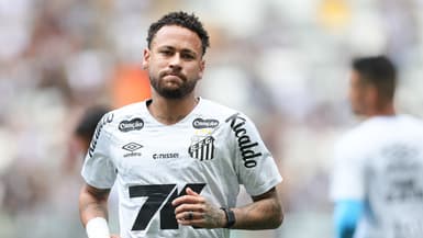 Neymar lors du match Atletico Mineiro-Santos (1-1), le 14 septembre 2025