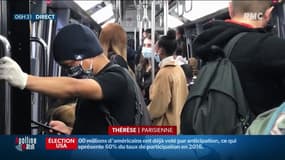 Malgré le reconfinement, toujours beaucoup de monde dans les rues et dans les transports