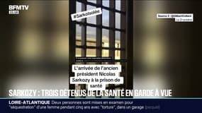 Nicolas Sarkozy en prison: trois détenus en garde à vue après des menaces de mort à son encontre