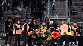Les bagarres au stade Raymond-Kopa