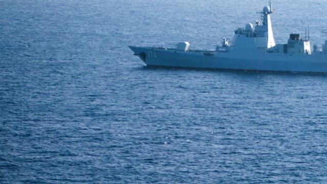 La flotte chinoise dans le sud de la mer de Chine, le 5 mai 2016.