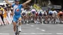 Le coureur Bbox Bouygues Telecom signe à Perpignan sa première victoire d'étape sur le Tour de France et ouvre le compteur français en 2009.