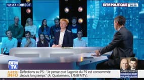 Pour Adrien Quatennens (LFI), "Edouard Philippe doit en avoir marre des petites phrases de Macron. Je pense qu'il vaut mieux que ça"