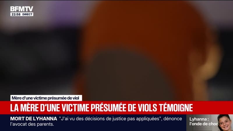 "Il y a eu une lenteur judiciaire": la mère d'une victime présumée de viols témoigne sur BFMTV