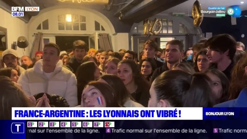 France-Argentine: les Lyonnais déçus mais fiers de leur équipe