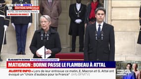 Élisabeth Borne: "Je suis fière d'avoir, pendant près de 7 ans, servi notre pays et nos concitoyens en tant que ministre et Première ministre"