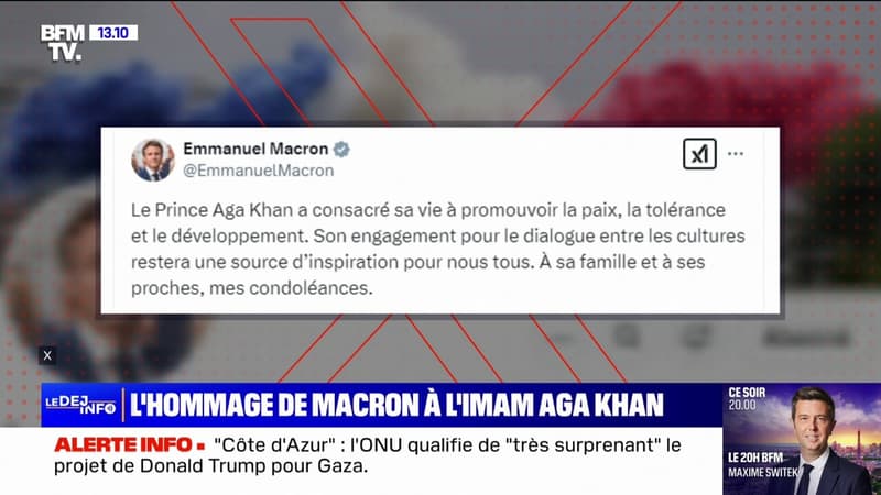 Le prince Karim Aga Khan est mort à 88 ans, Emmanuel Macron salue 