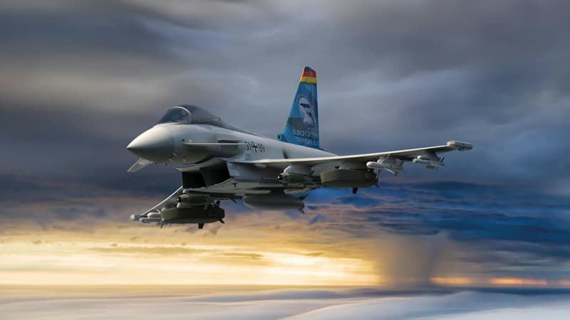 En attendant le Scaf toujours au point mort avec la France, l'Allemagne renouvelle sa flotte d'Eurofighter et commande 20 nouveaux appareils à Airbus