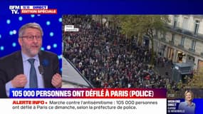 Marche contre l'antisémitisme: "On a brisé le mur de l'indifférence", affirme Haïm Korsia, grand rabbin de France