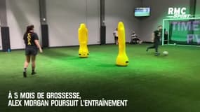 À 6 mois de grossesse, Alex Morgan poursuit l'entraînement