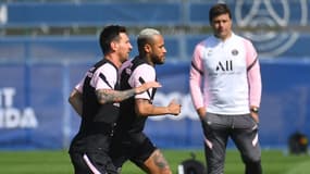 Lionel Messi, Neymar et Mauricio Pochettino (PSG)