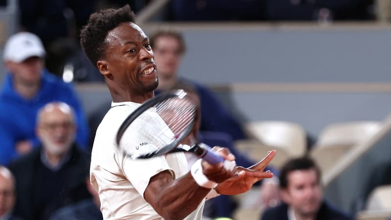 Gaël Monfils face à Thiago Seyboth Wild, le 27 mai 2024