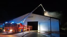 Incendie d'un atelier automobile à Marquette-lez-Lille ce jeudi 22 août