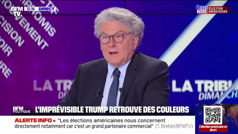 Élection américaine: en cas de victoire de Donald Trump, Thierry Breton 