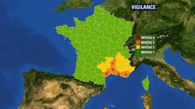 Météo France a placé 5 départements du sud en vigilance orange. 