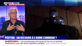 "Les Russes pourraient faire croire éventuellement que ce sont les Ukrainiens" qui ont recours à l'arme chimique  