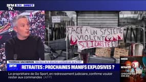 Pour Thomas Vacheron (CGT), la réponse d'Emmanuel Macron à l'intersyndicale est "une provocation supplémentaire"