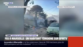 "La maison de mon frère est partie en fumée": cet habitant du quartier de l'Estaque à Marseille témoigne sur BFMTV