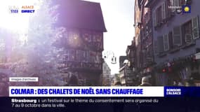 Colmar: des chalets de Noël sans chauffage pour les exposants