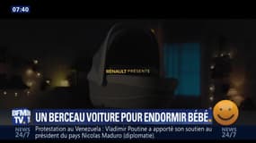 Un berceau qui imite les trajets en voiture pour endormir bébé – 19/05