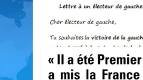 La lettre diffusée par un proche de François Hollande pour contrer Alain Juppé. 