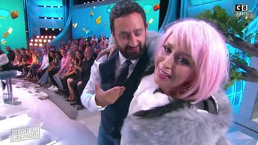 Lââm et Cyril Hanouna dans Touche pas à mon poste, en septembre 2016.