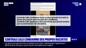 L'école Centrale Lille condamne des propos racistes tenus par des étudiants