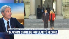 Emmanuel Macron: une chute de popularité "inédite"