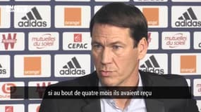 "Laissez tranquilles" les attaquants de l'OM, Garcia pousse une gueulante
