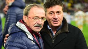 Jacques Brunel et Laurent Marti (UBB)