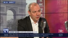 Laurent Berger condamne "par avance" toutes les possibles violences de ce 1er-mai
