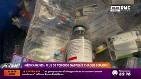 Médicaments : plus de 700 000€ gaspillés chaque semaine