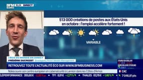 Frédérik Ducrozet (Pictet Wealth Management) : 513 000 créations de postes aux États-Unis en octobre, l'emploi accélère fortement ! - 05/11